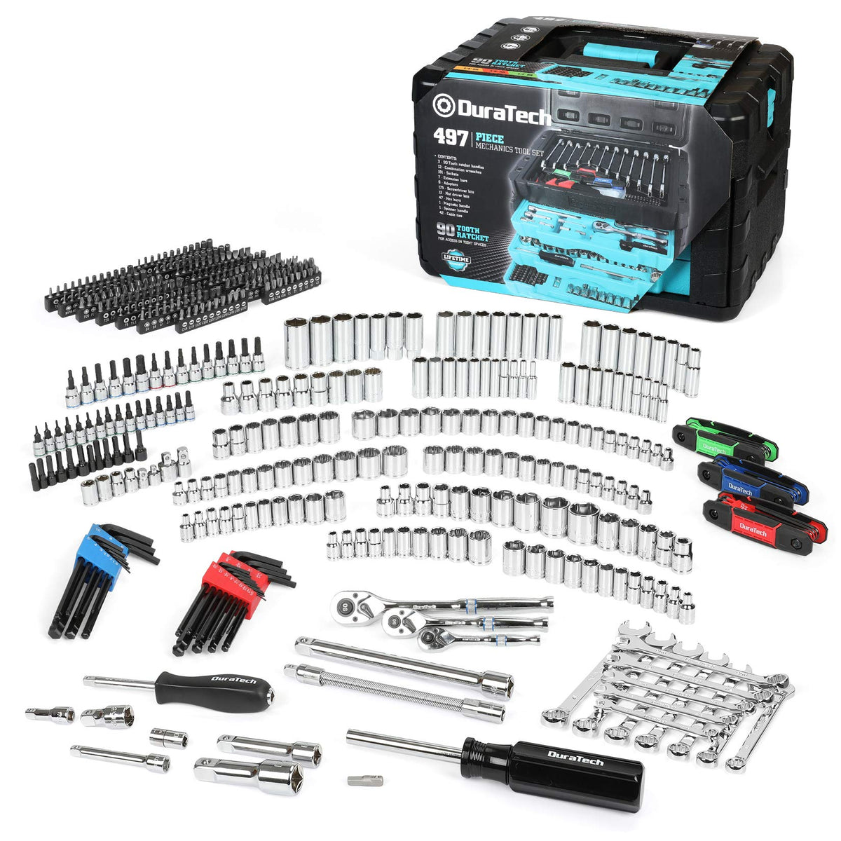 497-Piece Mechanics Tool Set with Tool Box R48579