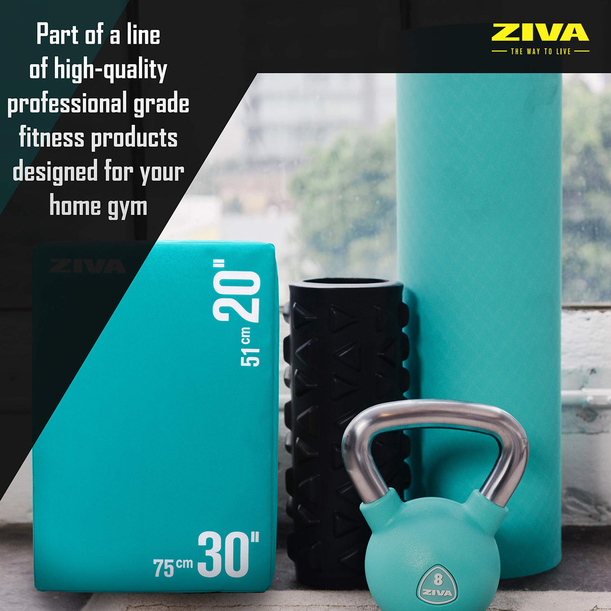 3-in-1 Plyo Box with Non-Slip PVC Cover 20x24x30" P507
