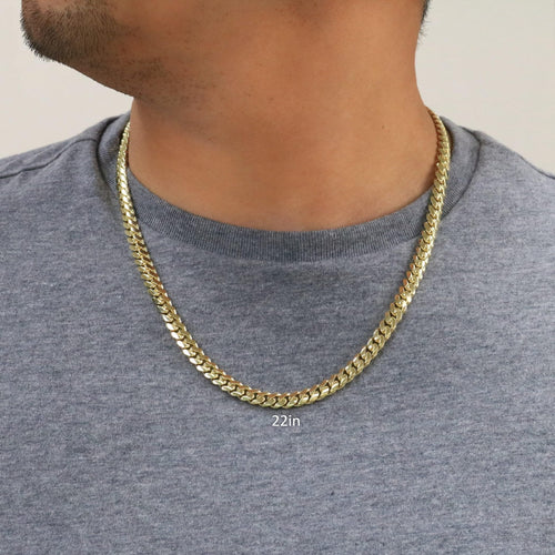 14k Yellow Gold Cuban Link Chain Necklace R612980