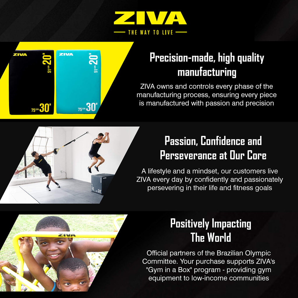 3-in-1 Plyo Box with Non-Slip PVC Cover 20x24x30" P507