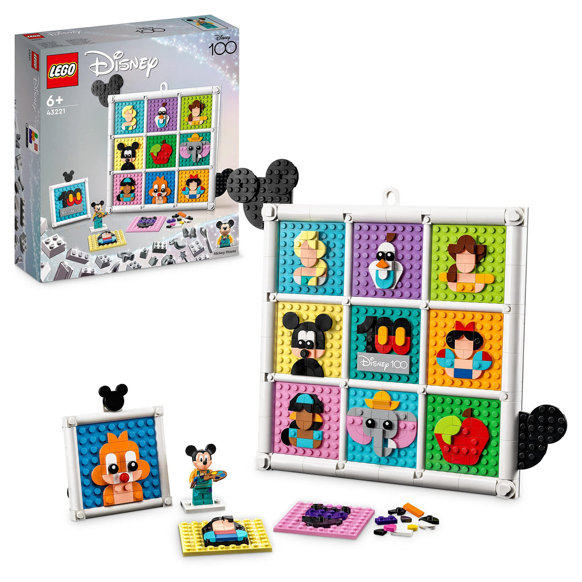 Disney Animated Figures Craft Set with 72 Mosaic Designs X418117