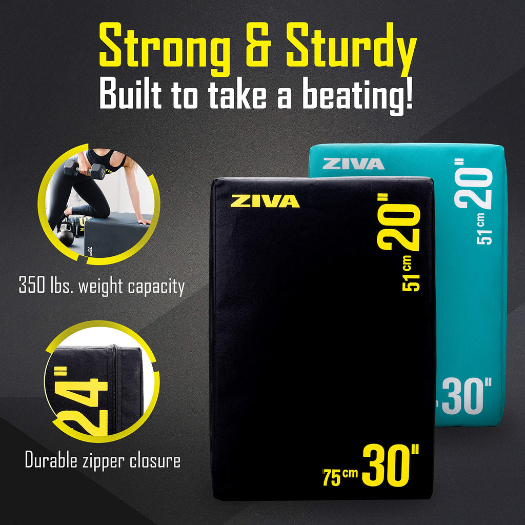 3-in-1 Plyo Box with Non-Slip PVC Cover 20x24x30" P507